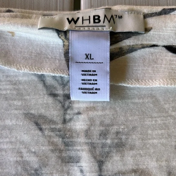 White House Black Market long sleeve shirt Sz XL - Picture 2 of 8